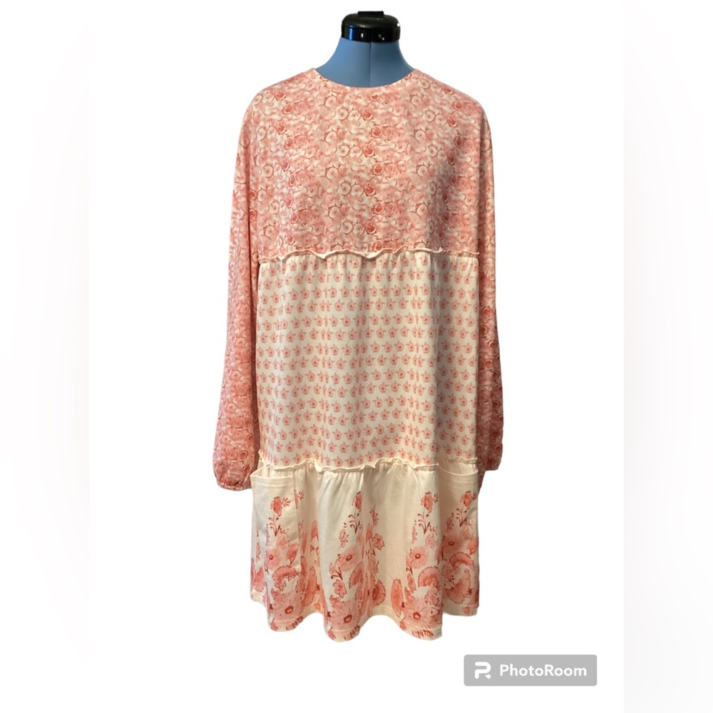 NWT ExclusiveLMSM XXL Tiered Cotton Boho Dress